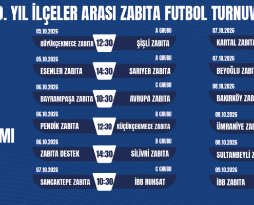 İlçeler Arası Zabıta 3 Haftalık Fikstür-05